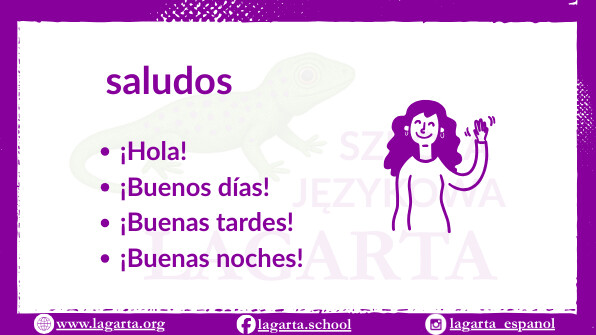 Powitania po hiszpańsku: hola, buenos días, buenas tardes i buenas noches