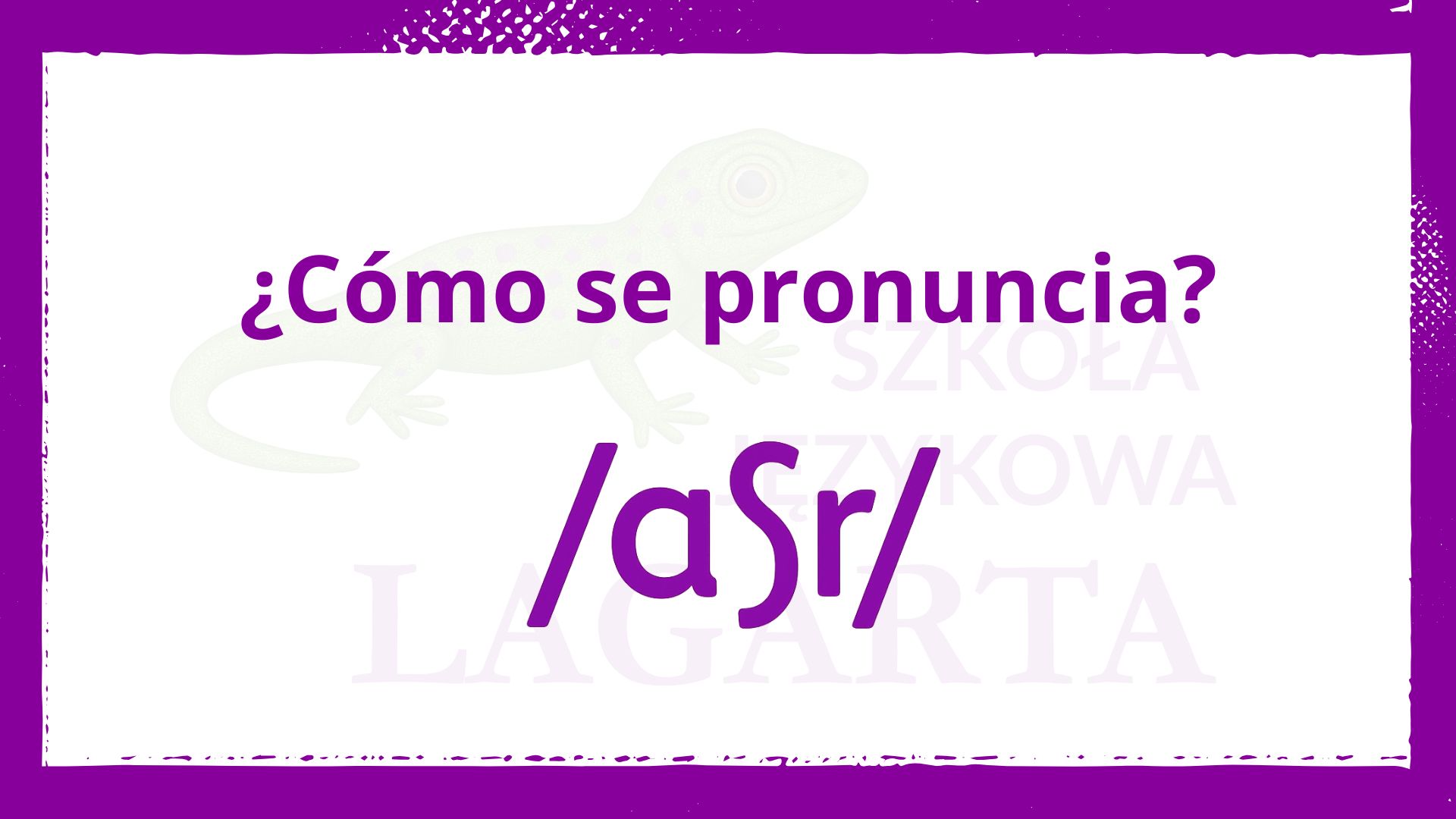 Zwrot ¿Cómo se pronuncia? – jak zapytać o wymowę